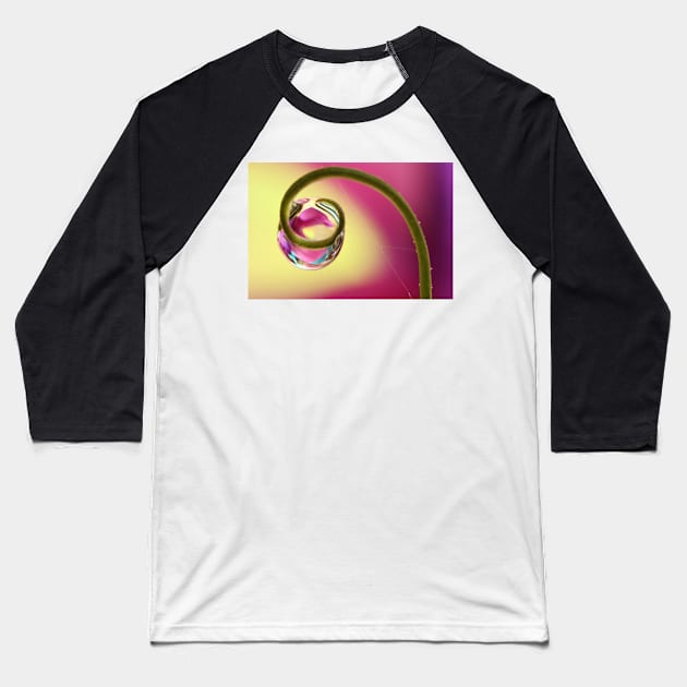 Sweet Pea Twirl Baseball T-Shirt by SharonJ